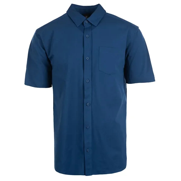 Burnside Men's Woven Short-Sleeve Shirt - Burnside Men's Woven Short-Sleeve Shirt - Image 6 of 8