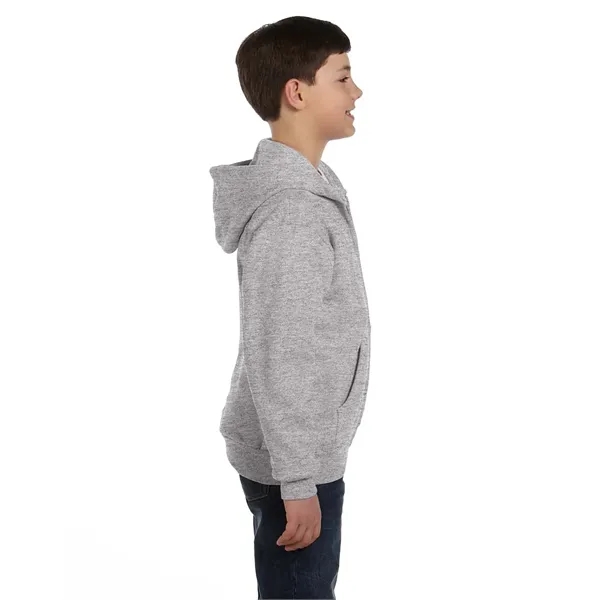 Hanes Youth EcoSmart® Full-Zip Hooded Sweatshirt - Hanes Youth EcoSmart® Full-Zip Hooded Sweatshirt - Image 36 of 55