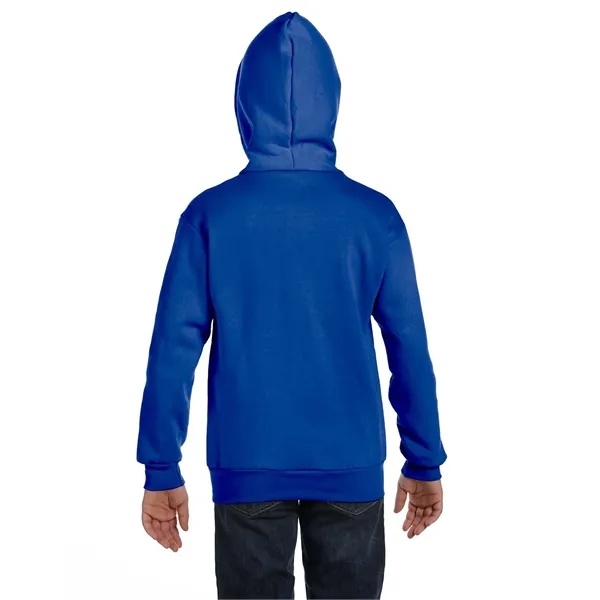 Hanes Youth EcoSmart® Full-Zip Hooded Sweatshirt - Hanes Youth EcoSmart® Full-Zip Hooded Sweatshirt - Image 46 of 55