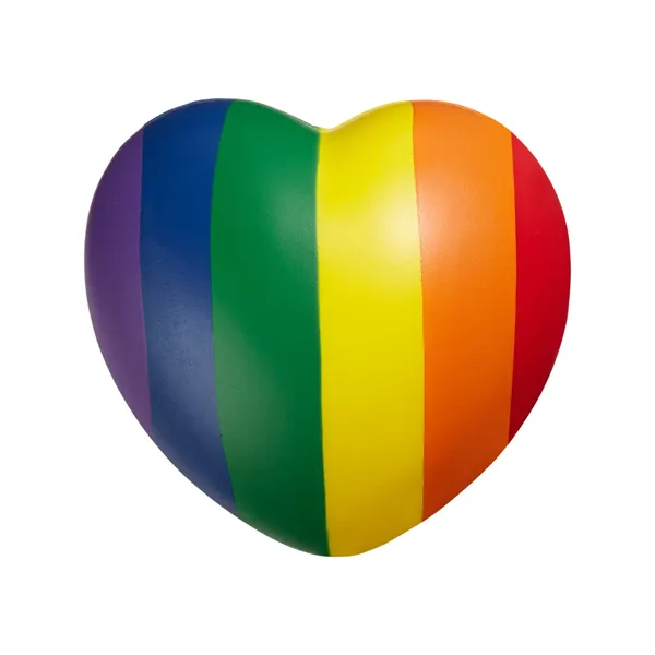 b.free Rainbow Pride Heart Shape Stress Ball - b.free Rainbow Pride Heart Shape Stress Ball - Image 1 of 4