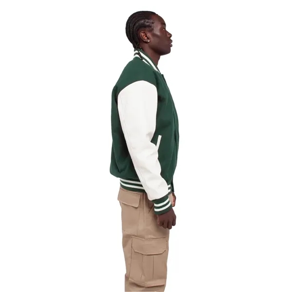 Shaka Wear Men's Letterman Jacket - Shaka Wear Men's Letterman Jacket - Image 2 of 14