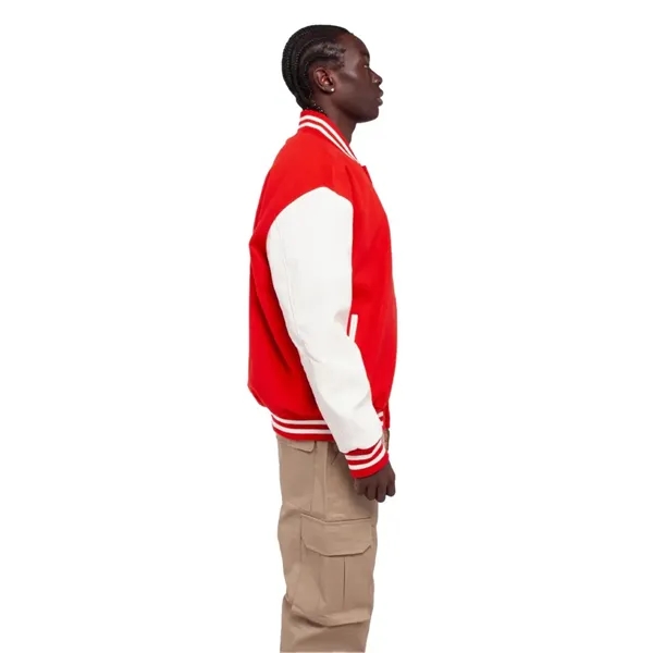 Shaka Wear Men's Letterman Jacket - Shaka Wear Men's Letterman Jacket - Image 5 of 14