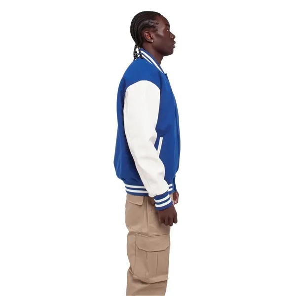 Shaka Wear Men's Letterman Jacket - Shaka Wear Men's Letterman Jacket - Image 8 of 14