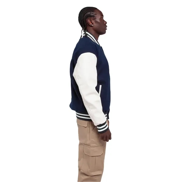 Shaka Wear Men's Letterman Jacket - Shaka Wear Men's Letterman Jacket - Image 11 of 14