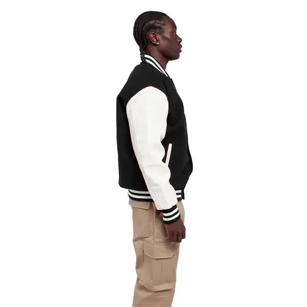 Shaka Wear Men's Letterman Jacket - Shaka Wear Men's Letterman Jacket - Image 14 of 14