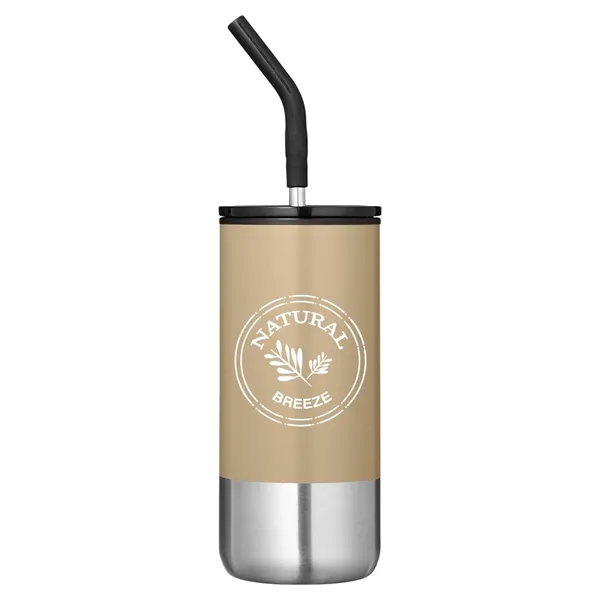 Summit 16oz Insulated Tumbler With Straw - Summit 16oz Insulated Tumbler With Straw - Image 11 of 11