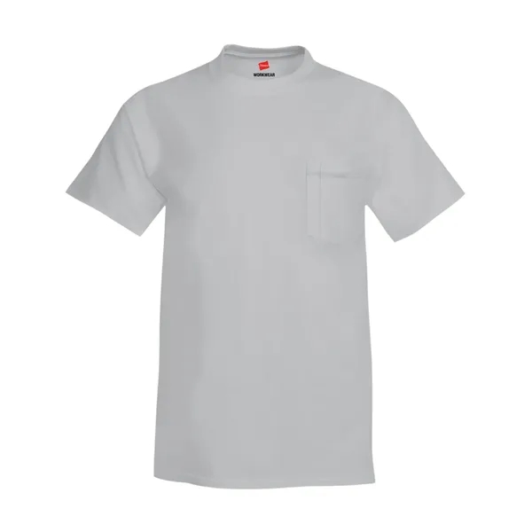 Hanes Adult Workwear Pocket T-Shirt - Hanes Adult Workwear Pocket T-Shirt - Image 18 of 39