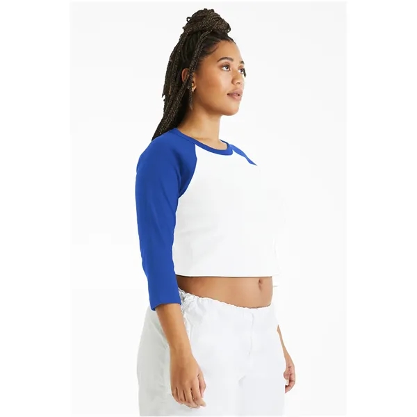 Bella + Canvas Ladies' Micro Ribbed Three-Quarter Raglan ... - Bella + Canvas Ladies' Micro Ribbed Three-Quarter Raglan ... - Image 51 of 55