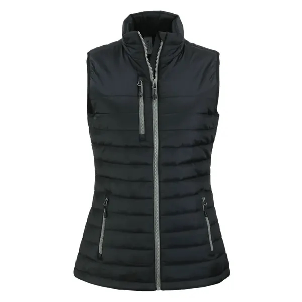 Custom Clique Valhalla Recycled Insulated Puffer Womens Full Zip...