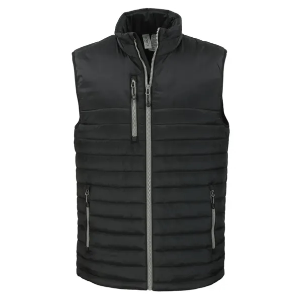 Custom Clique Valhalla Recycled Insulated Puffer Mens Full Zip Vest