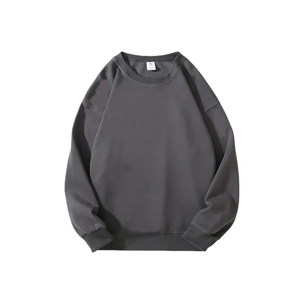 Adult Pullover Cotton Hoodie Sweatshirt with Pockets - Adult Pullover Cotton Hoodie Sweatshirt with Pockets - Image 8 of 15