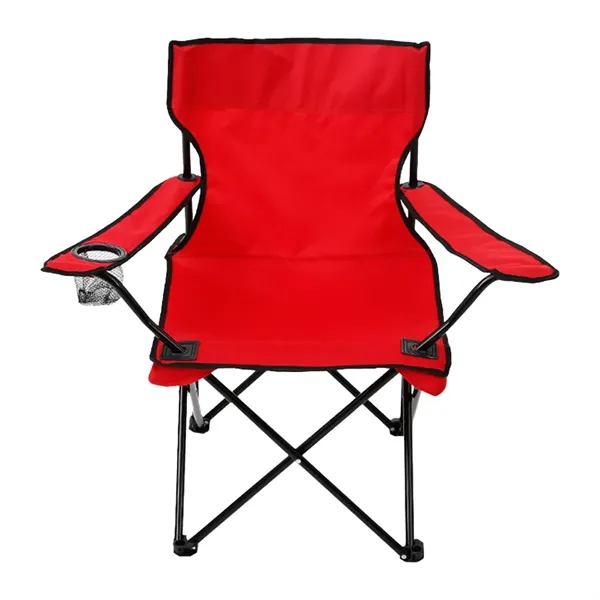 Portable Camping Folding Chair Fishing With Net Cup Holder - Portable Camping Folding Chair Fishing With Net Cup Holder - Image 1 of 8
