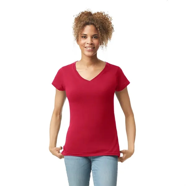 Gildan 4.5oz Ladies V-Neck T - Gildan 4.5oz Ladies V-Neck T - Image 6 of 29