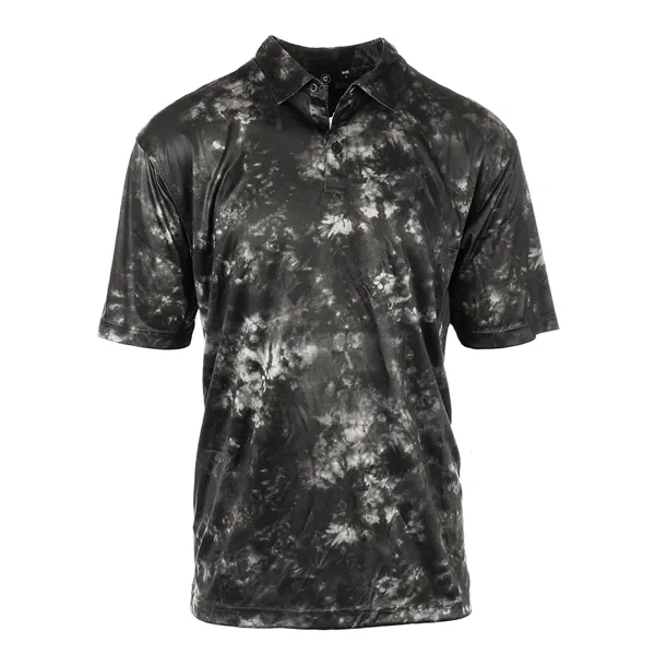 Burnside Mens Printed Burn Golf Polo - Burnside Mens Printed Burn Golf Polo - Image 3 of 14