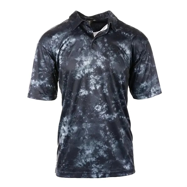 Burnside Mens Printed Burn Golf Polo - Burnside Mens Printed Burn Golf Polo - Image 4 of 14