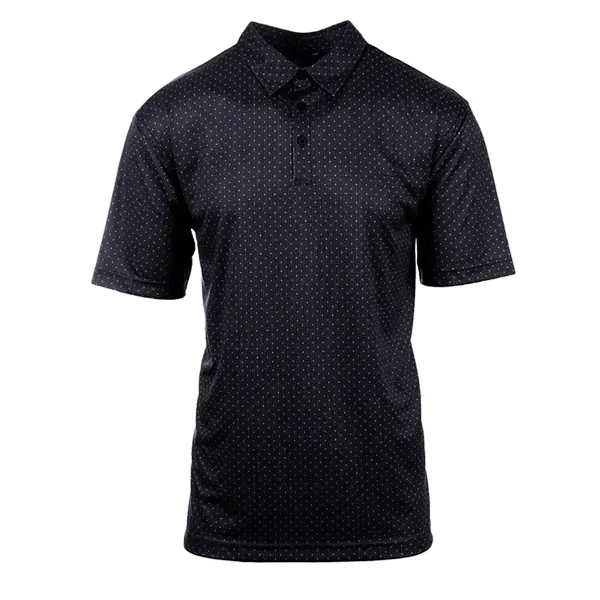 Burnside Mens Printed Burn Golf Polo - Burnside Mens Printed Burn Golf Polo - Image 8 of 14
