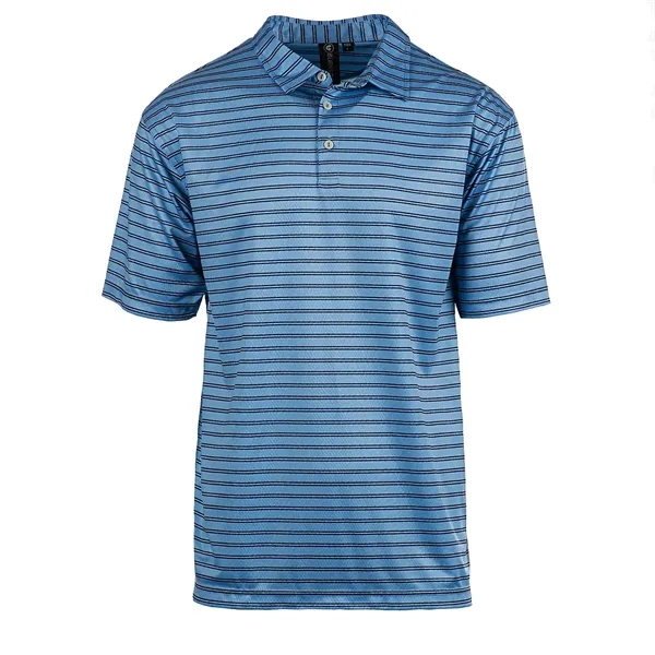 Burnside Mens Printed Burn Golf Polo - Burnside Mens Printed Burn Golf Polo - Image 11 of 14