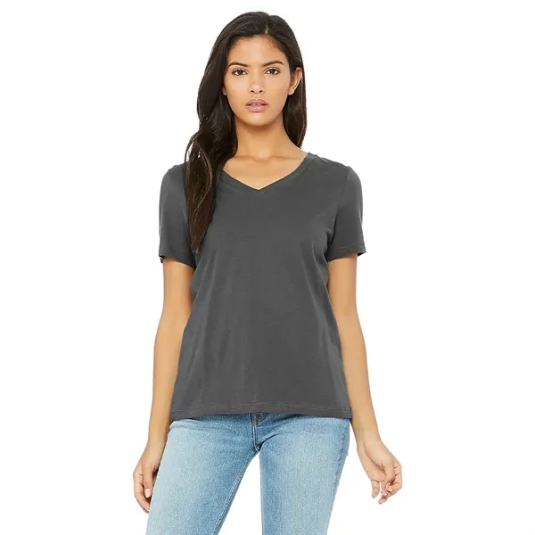 Bella+Canvas Women's Relaxed Jersey Short Sleeve V-neck Tee - Bella+Canvas Women's Relaxed Jersey Short Sleeve V-neck Tee - Image 1 of 25