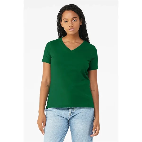 Bella+Canvas Women's Relaxed Jersey Short Sleeve V-neck Tee - Bella+Canvas Women's Relaxed Jersey Short Sleeve V-neck Tee - Image 3 of 25