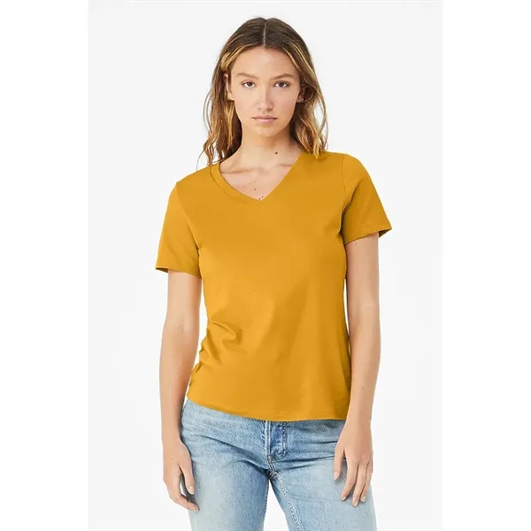 Bella+Canvas Women's Relaxed Jersey Short Sleeve V-neck Tee - Bella+Canvas Women's Relaxed Jersey Short Sleeve V-neck Tee - Image 7 of 25