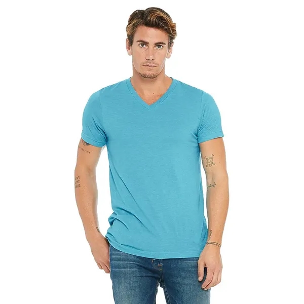 Bella+Canvas Unisex Triblend Short Sleeve V-neck Tee - Bella+Canvas Unisex Triblend Short Sleeve V-neck Tee - Image 7 of 22