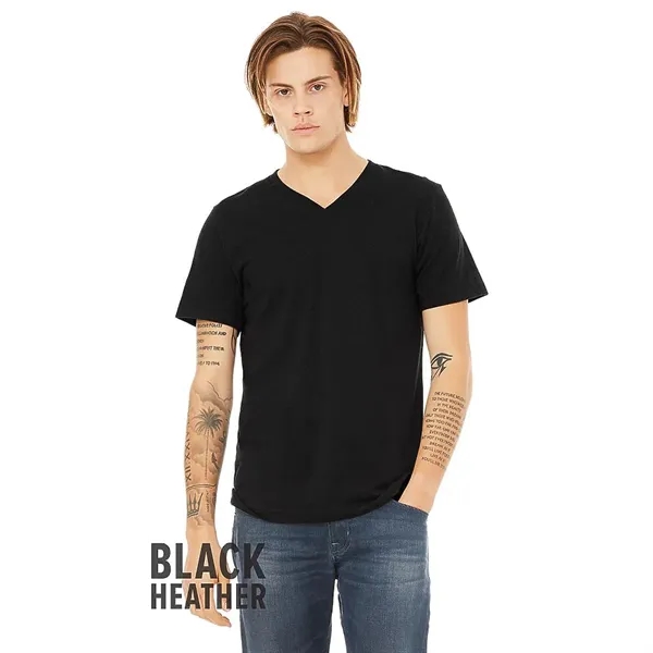 Bella+Canvas Unisex Triblend Short Sleeve V-neck Tee - Bella+Canvas Unisex Triblend Short Sleeve V-neck Tee - Image 8 of 22