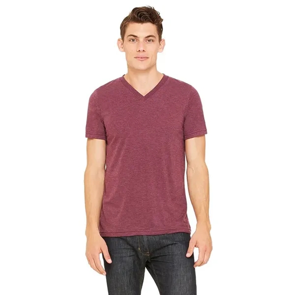 Bella+Canvas Unisex Triblend Short Sleeve V-neck Tee - Bella+Canvas Unisex Triblend Short Sleeve V-neck Tee - Image 14 of 22