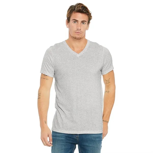 Bella+Canvas Unisex Triblend Short Sleeve V-neck Tee - Bella+Canvas Unisex Triblend Short Sleeve V-neck Tee - Image 21 of 22
