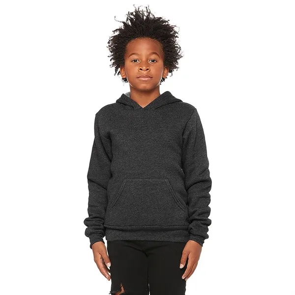 Bella+Canvas Youth Sponge Fleece Pullover Hoodie - Bella+Canvas Youth Sponge Fleece Pullover Hoodie - Image 3 of 11