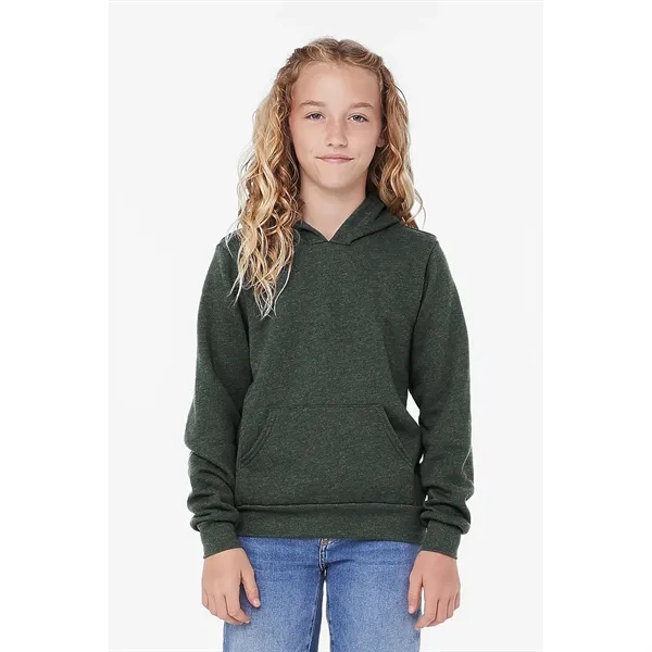 Bella+Canvas Youth Sponge Fleece Pullover Hoodie - Bella+Canvas Youth Sponge Fleece Pullover Hoodie - Image 4 of 11