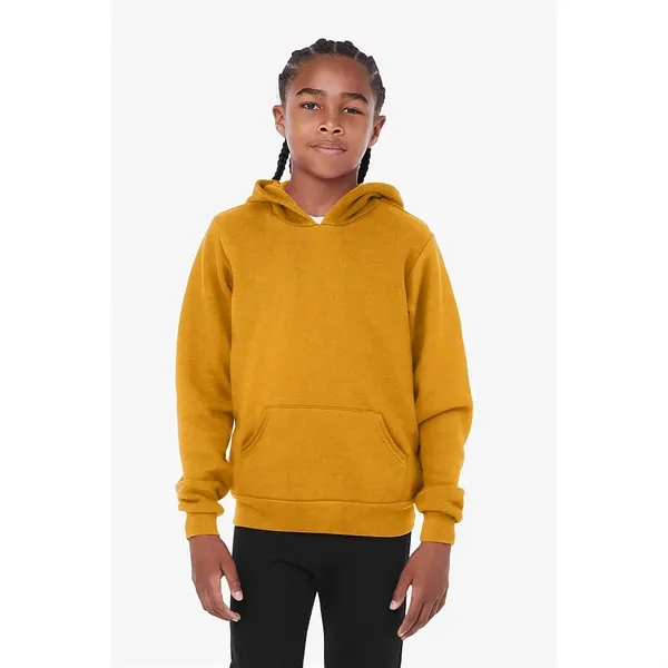 Bella+Canvas Youth Sponge Fleece Pullover Hoodie - Bella+Canvas Youth Sponge Fleece Pullover Hoodie - Image 5 of 11