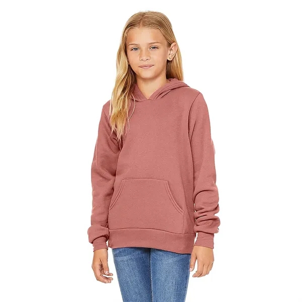 Bella+Canvas Youth Sponge Fleece Pullover Hoodie - Bella+Canvas Youth Sponge Fleece Pullover Hoodie - Image 7 of 11