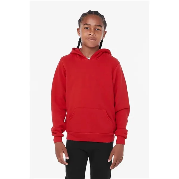 Bella+Canvas Youth Sponge Fleece Pullover Hoodie - Bella+Canvas Youth Sponge Fleece Pullover Hoodie - Image 10 of 11