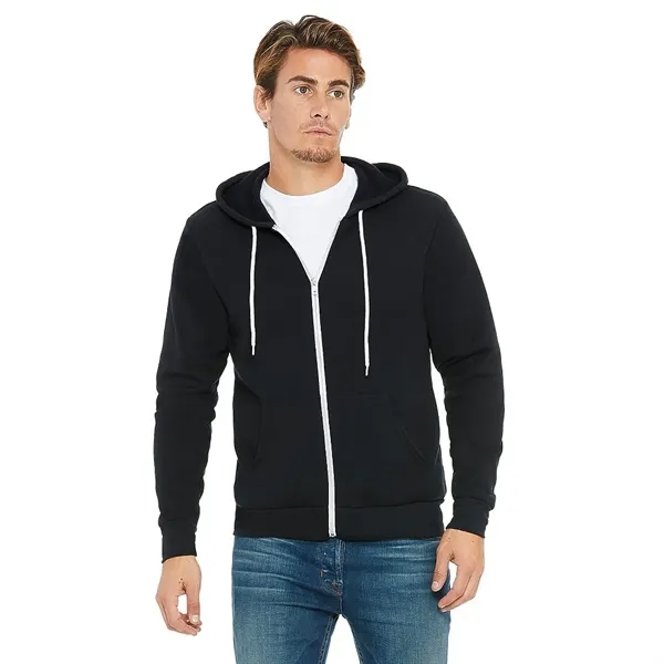 Bella+Canvas Unisex Poly-Cotton Fleece Full-Zip Hoodie - Bella+Canvas Unisex Poly-Cotton Fleece Full-Zip Hoodie - Image 3 of 50