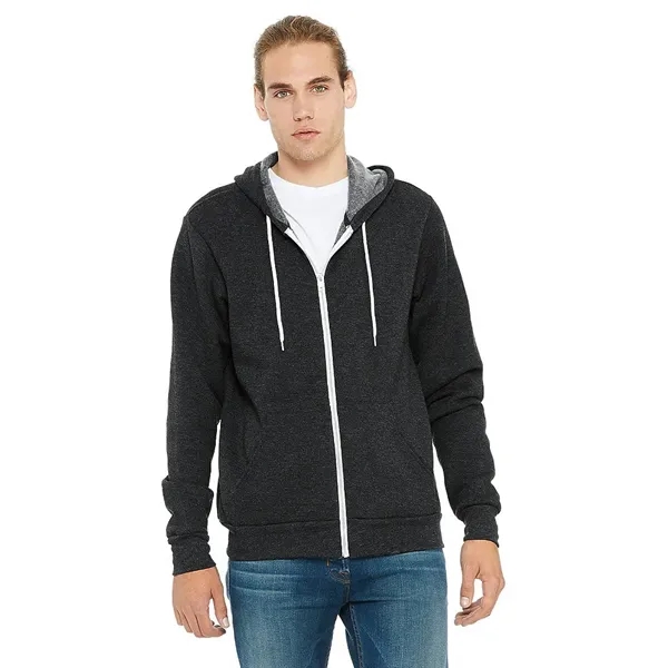 Bella+Canvas Unisex Poly-Cotton Fleece Full-Zip Hoodie - Bella+Canvas Unisex Poly-Cotton Fleece Full-Zip Hoodie - Image 4 of 50