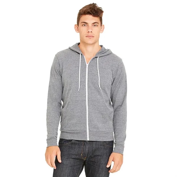Bella+Canvas Unisex Poly-Cotton Fleece Full-Zip Hoodie - Bella+Canvas Unisex Poly-Cotton Fleece Full-Zip Hoodie - Image 5 of 50