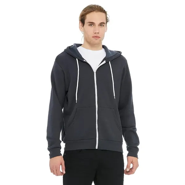 Bella+Canvas Unisex Poly-Cotton Fleece Full-Zip Hoodie - Bella+Canvas Unisex Poly-Cotton Fleece Full-Zip Hoodie - Image 6 of 50