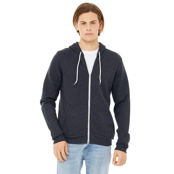 Bella+Canvas Unisex Poly-Cotton Fleece Full-Zip Hoodie - Bella+Canvas Unisex Poly-Cotton Fleece Full-Zip Hoodie - Image 7 of 50