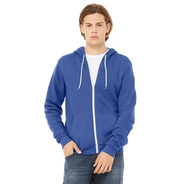 Bella+Canvas Unisex Poly-Cotton Fleece Full-Zip Hoodie - Bella+Canvas Unisex Poly-Cotton Fleece Full-Zip Hoodie - Image 8 of 50