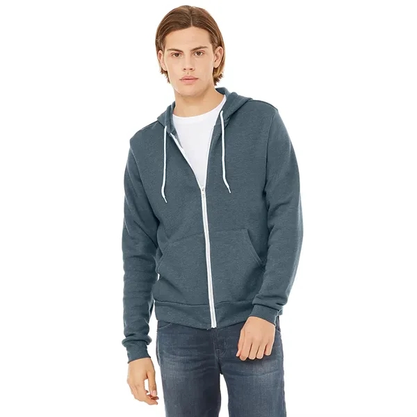 Bella+Canvas Unisex Poly-Cotton Fleece Full-Zip Hoodie - Bella+Canvas Unisex Poly-Cotton Fleece Full-Zip Hoodie - Image 9 of 50