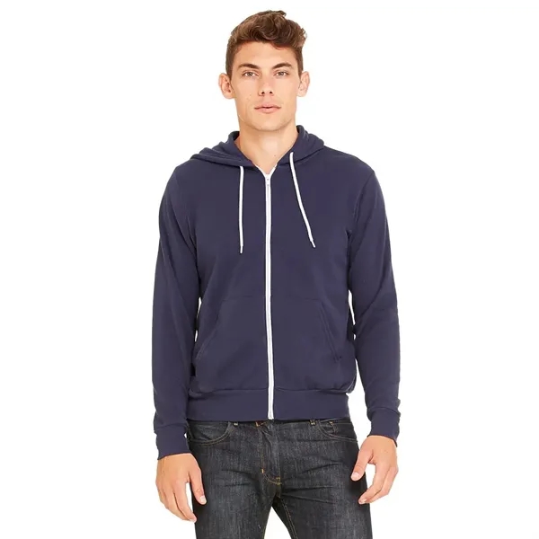 Bella+Canvas Unisex Poly-Cotton Fleece Full-Zip Hoodie - Bella+Canvas Unisex Poly-Cotton Fleece Full-Zip Hoodie - Image 11 of 50