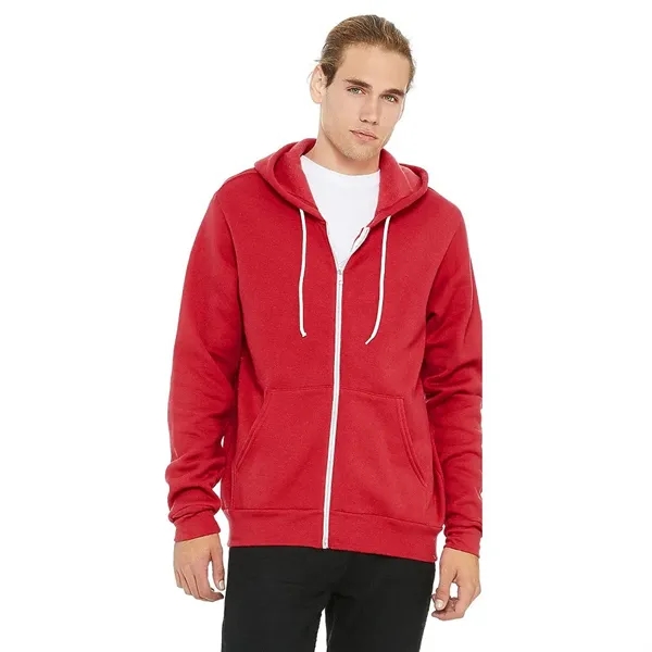 Bella+Canvas Unisex Poly-Cotton Fleece Full-Zip Hoodie - Bella+Canvas Unisex Poly-Cotton Fleece Full-Zip Hoodie - Image 12 of 50