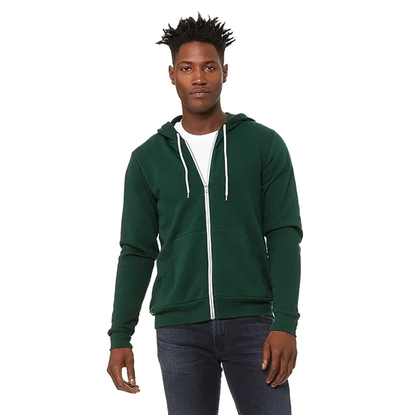 Bella+Canvas Unisex Poly-Cotton Fleece Full-Zip Hoodie - Bella+Canvas Unisex Poly-Cotton Fleece Full-Zip Hoodie - Image 18 of 50