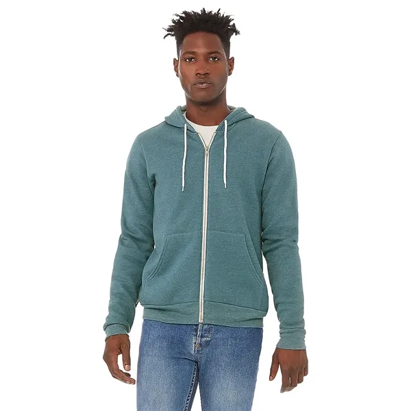 Bella+Canvas Unisex Poly-Cotton Fleece Full-Zip Hoodie - Bella+Canvas Unisex Poly-Cotton Fleece Full-Zip Hoodie - Image 21 of 50
