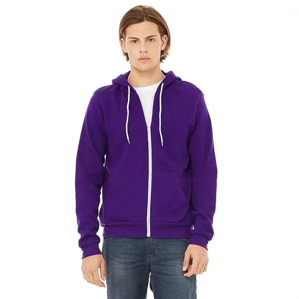 Bella+Canvas Unisex Poly-Cotton Fleece Full-Zip Hoodie - Bella+Canvas Unisex Poly-Cotton Fleece Full-Zip Hoodie - Image 35 of 50