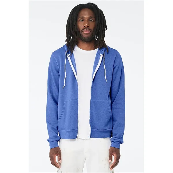 Bella+Canvas Unisex Poly-Cotton Fleece Full-Zip Hoodie - Bella+Canvas Unisex Poly-Cotton Fleece Full-Zip Hoodie - Image 39 of 50