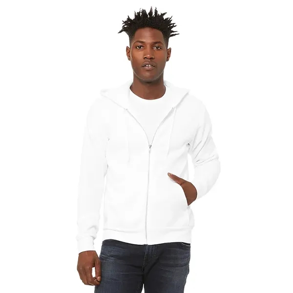 Bella+Canvas Unisex Poly-Cotton Fleece Full-Zip Hoodie - Bella+Canvas Unisex Poly-Cotton Fleece Full-Zip Hoodie - Image 48 of 50