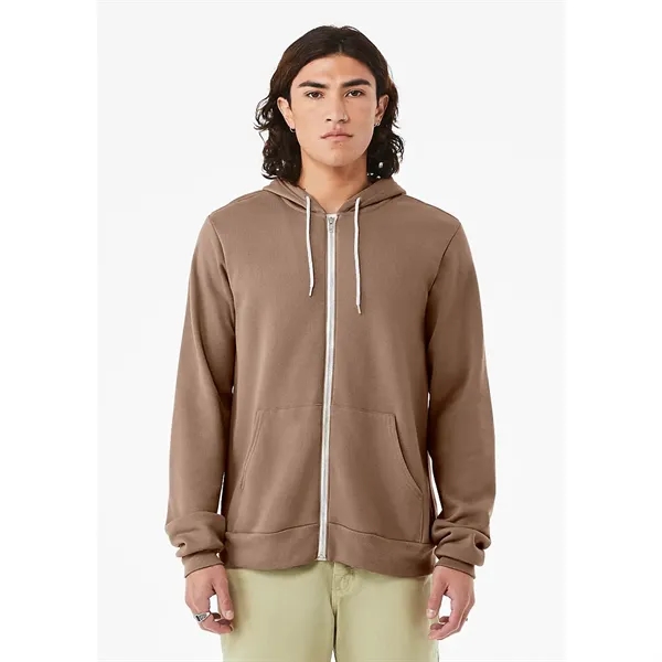 Bella+Canvas Unisex Poly-Cotton Fleece Full-Zip Hoodie - Bella+Canvas Unisex Poly-Cotton Fleece Full-Zip Hoodie - Image 50 of 50