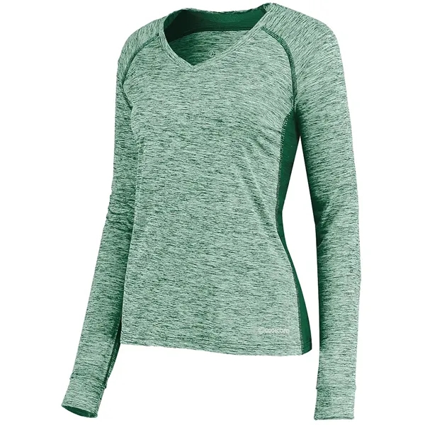 Holloway Ladies Electrify Coolcore Long Sleeve Tee - Holloway Ladies Electrify Coolcore Long Sleeve Tee - Image 3 of 11