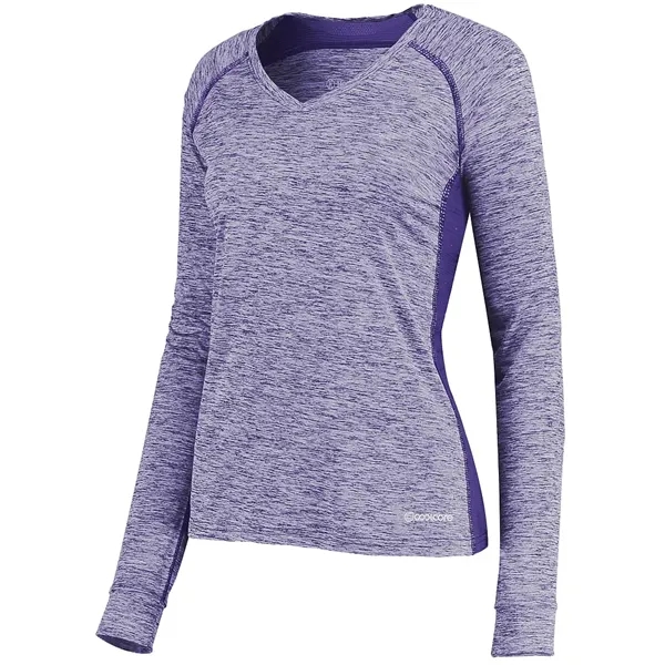 Holloway Ladies Electrify Coolcore Long Sleeve Tee - Holloway Ladies Electrify Coolcore Long Sleeve Tee - Image 8 of 11